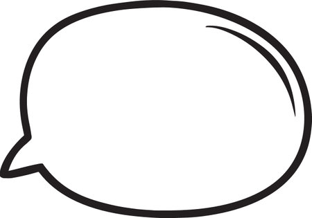 Hand Drawn Comic Speech Bubble â Vector Doodle Style Talk, Thought &amp; Chat Balloonsのイラスト素材