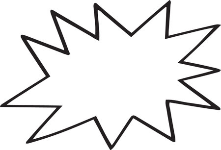 Hand Drawn Comic Speech Bubble â Vector Doodle Style Talk, Thought &amp; Chat Balloonsのイラスト素材