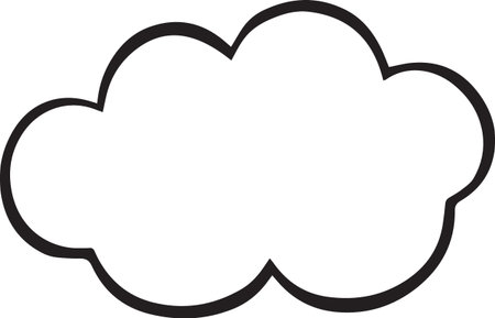 Hand Drawn Comic Speech Bubble â Vector Doodle Style Talk, Thought &amp; Chat Balloonsのイラスト素材