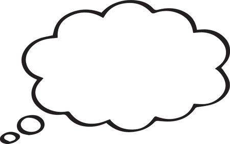 Hand Drawn Comic Speech Bubble â Vector Doodle Style Talk, Thought &amp; Chat Balloonsのイラスト素材