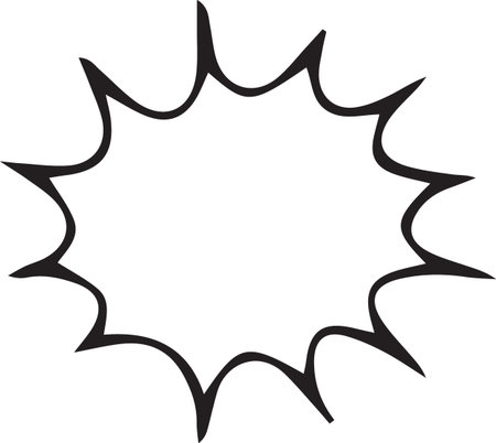 Hand Drawn Comic Speech Bubble â Vector Doodle Style Talk, Thought &amp; Chat Balloonsのイラスト素材