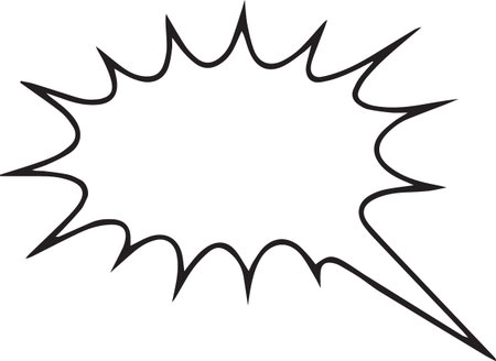 Hand Drawn Comic Speech Bubble â Vector Doodle Style Talk, Thought &amp; Chat Balloonsのイラスト素材