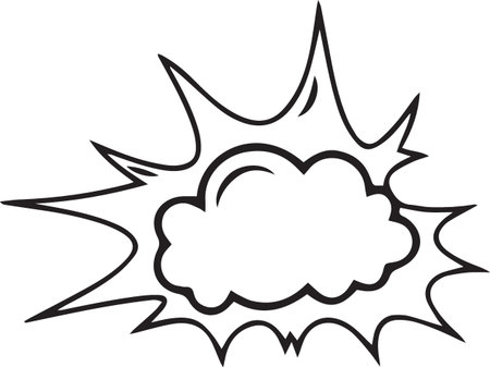 Hand Drawn Comic Speech Bubble â Vector Doodle Style Talk, Thought &amp; Chat Balloonsのイラスト素材