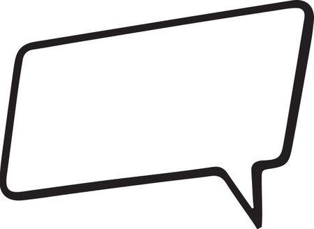 Hand Drawn Comic Speech Bubble â Vector Doodle Style Talk, Thought &amp; Chat Balloonsのイラスト素材