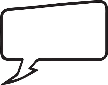 Hand Drawn Comic Speech Bubble â Vector Doodle Style Talk, Thought &amp; Chat Balloonsのイラスト素材