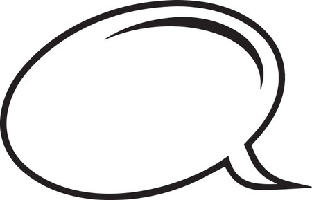 Hand Drawn Comic Speech Bubble â Vector Doodle Style Talk, Thought &amp; Chat Balloonsのイラスト素材