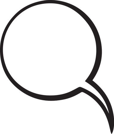 Hand Drawn Comic Speech Bubble â Vector Doodle Style Talk, Thought &amp; Chat Balloonsのイラスト素材