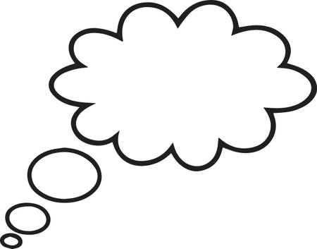 Hand Drawn Comic Speech Bubble â Vector Doodle Style Talk, Thought &amp; Chat Balloonsのイラスト素材