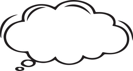 Hand Drawn Comic Speech Bubble â Vector Doodle Style Talk, Thought &amp; Chat Balloonsのイラスト素材