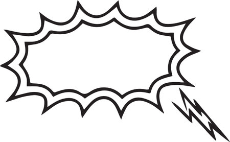 Hand Drawn Comic Speech Bubble â Vector Doodle Style Talk, Thought &amp; Chat Balloonsのイラスト素材