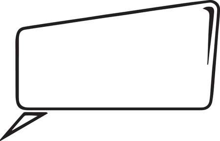 Hand Drawn Comic Speech Bubble â Vector Doodle Style Talk, Thought &amp; Chat Balloonsのイラスト素材