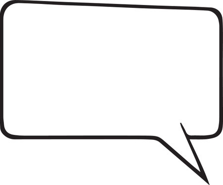 Hand Drawn Comic Speech Bubble â Vector Doodle Style Talk, Thought &amp; Chat Balloonsのイラスト素材