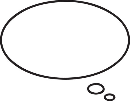 Hand Drawn Comic Speech Bubble â Vector Doodle Style Talk, Thought &amp; Chat Balloonsのイラスト素材