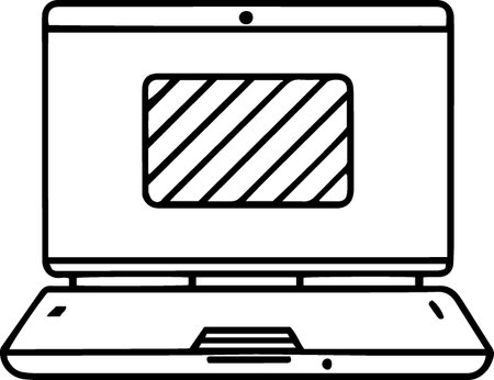 Laptop icon, Laptop icon vector, Laptop icon imageのイラスト素材