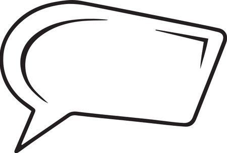 Hand Drawn Comic Speech Bubble â Vector Doodle Style Talk, Thought &amp; Chat Balloonsのイラスト素材