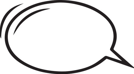 Hand Drawn Comic Speech Bubble â Vector Doodle Style Talk, Thought &amp; Chat Balloonsのイラスト素材