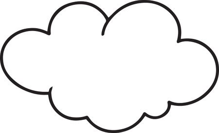 Hand Drawn Comic Speech Bubble â Vector Doodle Style Talk, Thought &amp; Chat Balloonsのイラスト素材