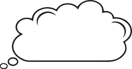 Hand Drawn Comic Speech Bubble â Vector Doodle Style Talk, Thought &amp; Chat Balloonsのイラスト素材