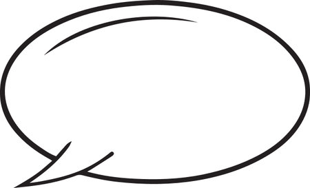 Hand Drawn Comic Speech Bubble â Vector Doodle Style Talk, Thought &amp; Chat Balloonsのイラスト素材