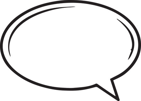 Hand Drawn Comic Speech Bubble â Vector Doodle Style Talk, Thought &amp; Chat Balloonsのイラスト素材