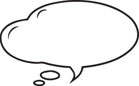 Hand Drawn Comic Speech Bubble â Vector Doodle Style Talk, Thought &amp; Chat Balloonsのイラスト素材