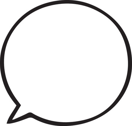 Hand Drawn Comic Speech Bubble â Vector Doodle Style Talk, Thought &amp; Chat Balloonsのイラスト素材