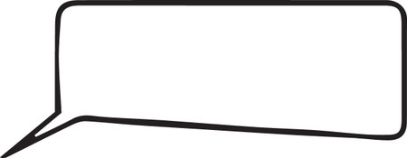 Hand Drawn Comic Speech Bubble â Vector Doodle Style Talk, Thought &amp; Chat Balloonsのイラスト素材