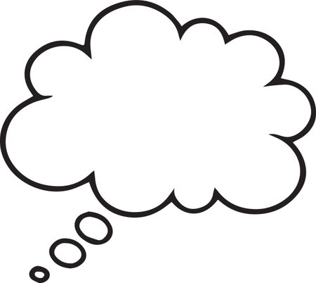 Hand Drawn Comic Speech Bubble â Vector Doodle Style Talk, Thought &amp; Chat Balloonsのイラスト素材