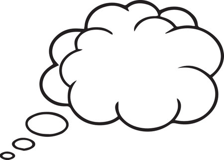 Hand Drawn Comic Speech Bubble â Vector Doodle Style Talk, Thought &amp; Chat Balloonsのイラスト素材