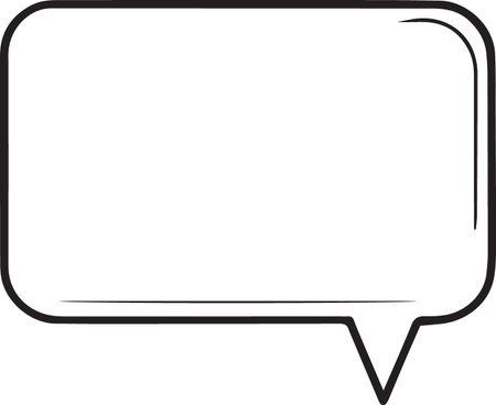 Hand Drawn Comic Speech Bubble â Vector Doodle Style Talk, Thought &amp; Chat Balloonsのイラスト素材