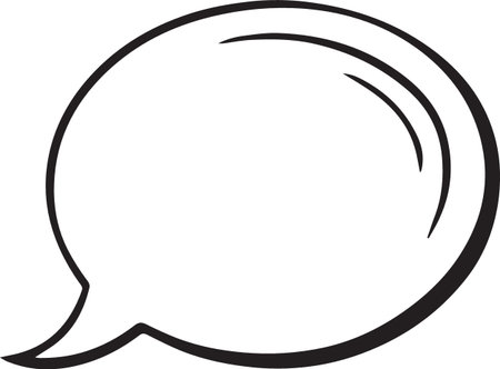 Hand Drawn Comic Speech Bubble â Vector Doodle Style Talk, Thought &amp; Chat Balloonsのイラスト素材