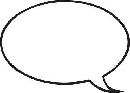 Hand Drawn Comic Speech Bubble â Vector Doodle Style Talk, Thought &amp; Chat Balloonsのイラスト素材