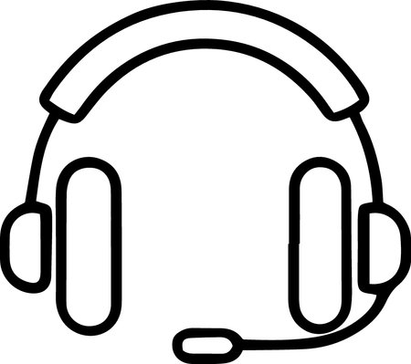 Headphones icon isolated on white background. Vector illustration. Eps 10のイラスト素材