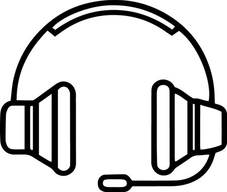 Headphones icon isolated on white background. Headphones icon. Headset icon vectorのイラスト素材