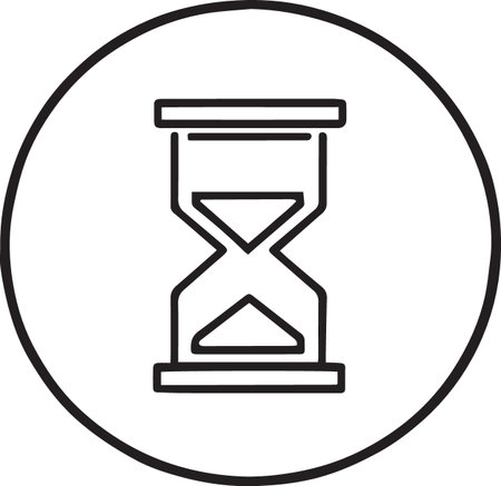 Vector Hourglass Icon Sign Icon Vector Illustration For Personal And Commercial Use... Clean Look Trendy Icon...のイラスト素材
