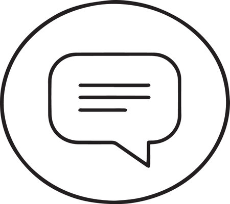Vector Speech bubble Icon Illustration symbol designのイラスト素材