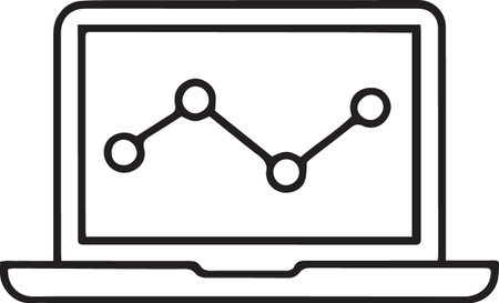 Black line Briefcase icon isolated on white background. Business case sign. Vector Illustrationのイラスト素材