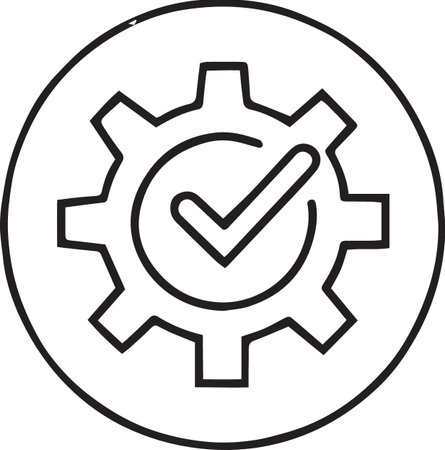 Black line Printer icon isolated on white background. Vector Illustrationのイラスト素材