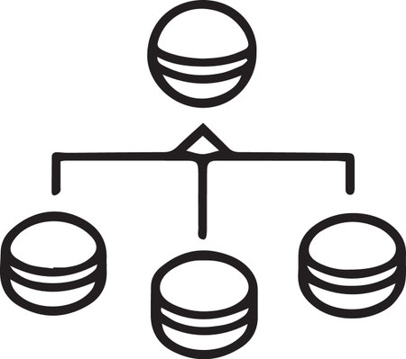 Black line Handshake icon isolated on white background. Business concept. Vector Illustrationのイラスト素材