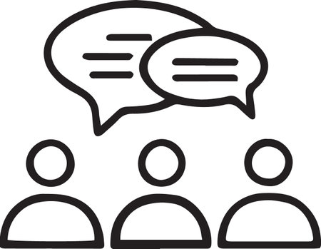 Business Line Icon â Minimal Corporate Finance Symbol Vectorのイラスト素材