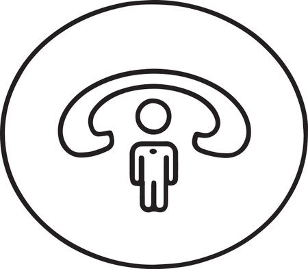 Black line Clock icon isolated on white background. Time symbol. Vector Illustrationのイラスト素材