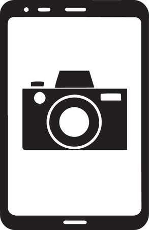 camera icon isolated on white background, vector illustration eps 10.のイラスト素材