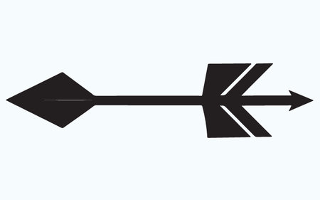 Arrow indicates the direction  icon, vector illustration. Flat design styleのイラスト素材
