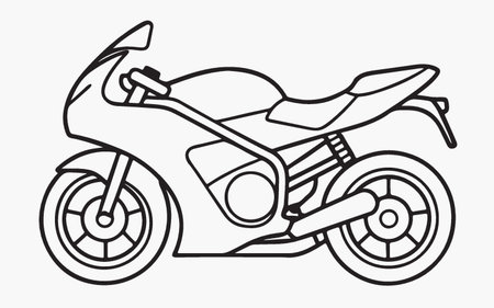Motorcycle icon. Motorcycle icon. Motorcycle icon. Vector illustrationのイラスト素材