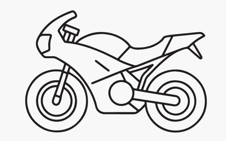 Motorcycle icon. Motorcycle icon. Motorcycle vector illustration.のイラスト素材
