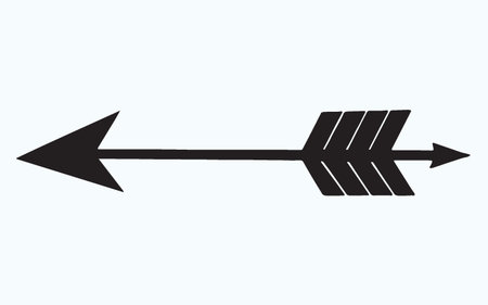 Arrow vector icon. Illustration isolated for graphic and web design.のイラスト素材