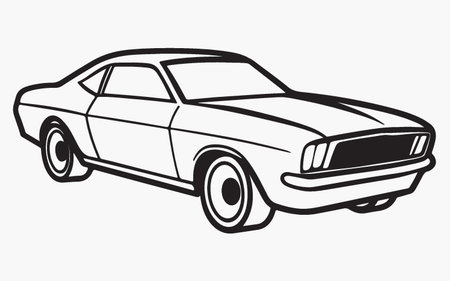 vintage car design, vector illustration eps10 graphic  artのイラスト素材