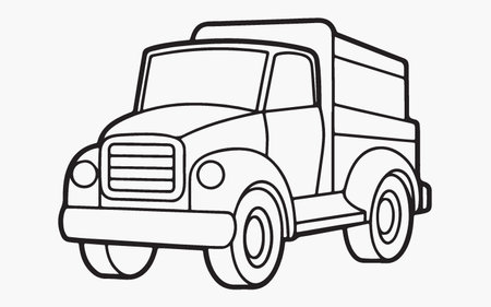 truck design over white  background vector illustration   vector illustrationのイラスト素材
