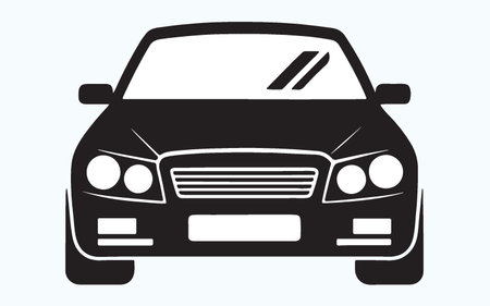 Car icon, vector illustration. Flat design style eps 10.のイラスト素材