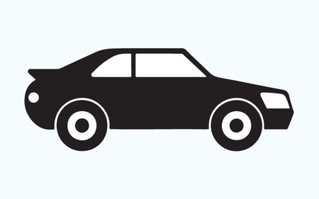 Car icon, vector illustration. Flat design style eps 10.のイラスト素材